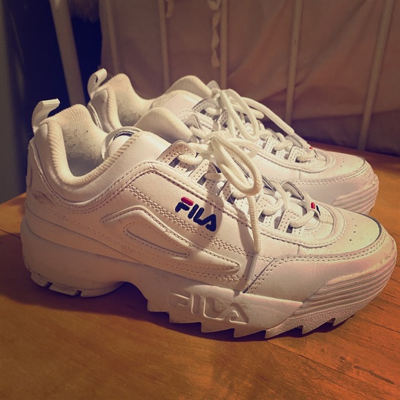 Size 8 Fila Disruptors, Worn Once